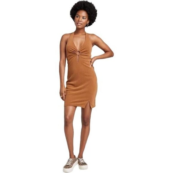 Women's Sleeveless Cut Out Lurex Dress | Wild Fable | Medium - Picture 2 of 13